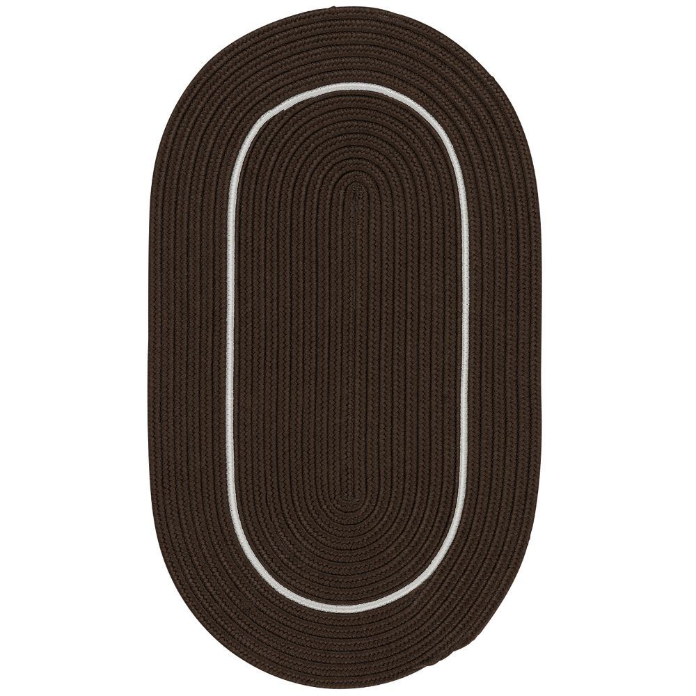 Colonial Mills LF66 Lifestyle Accent Border Brown Ash 3x5